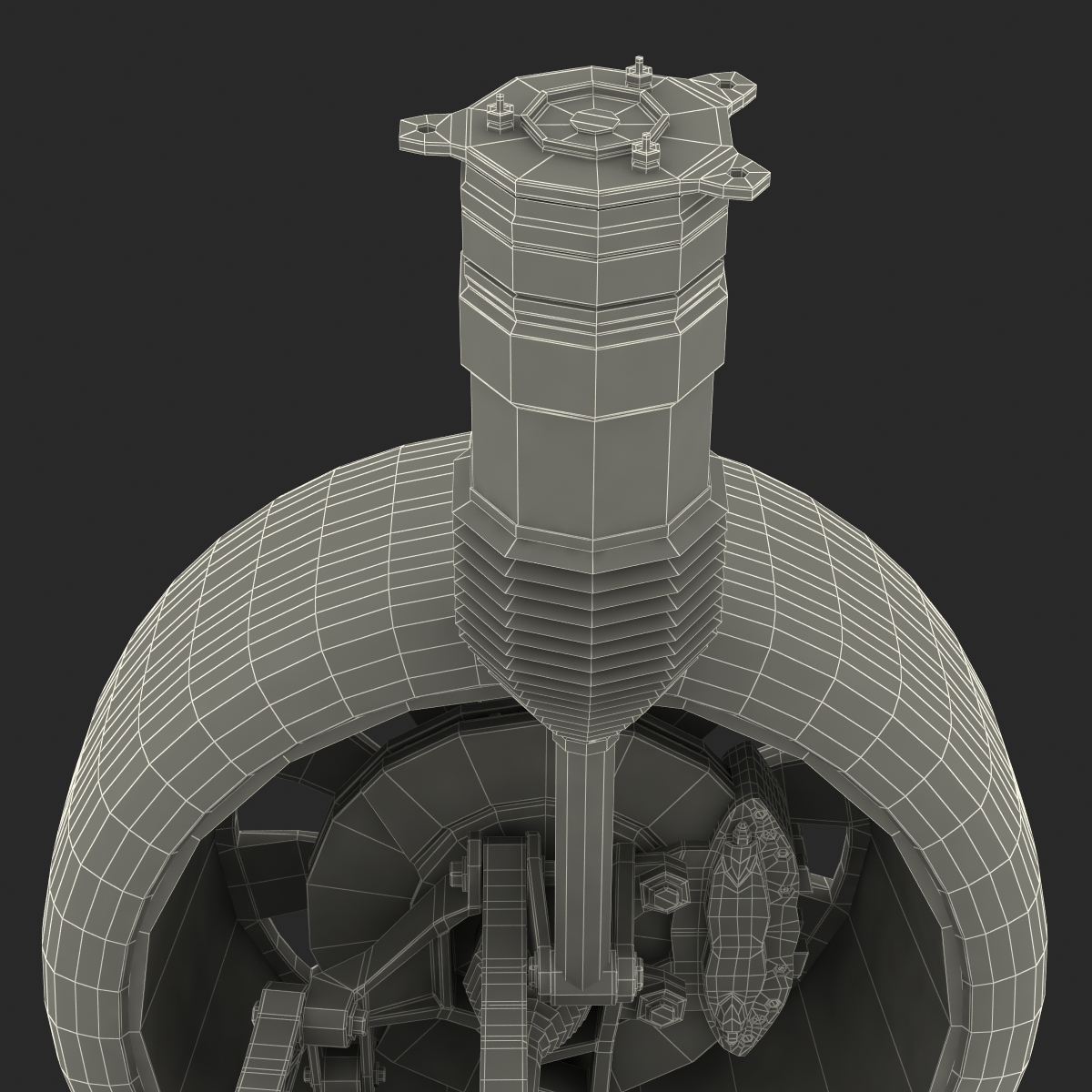 3D Tesla Model S Back Axle model