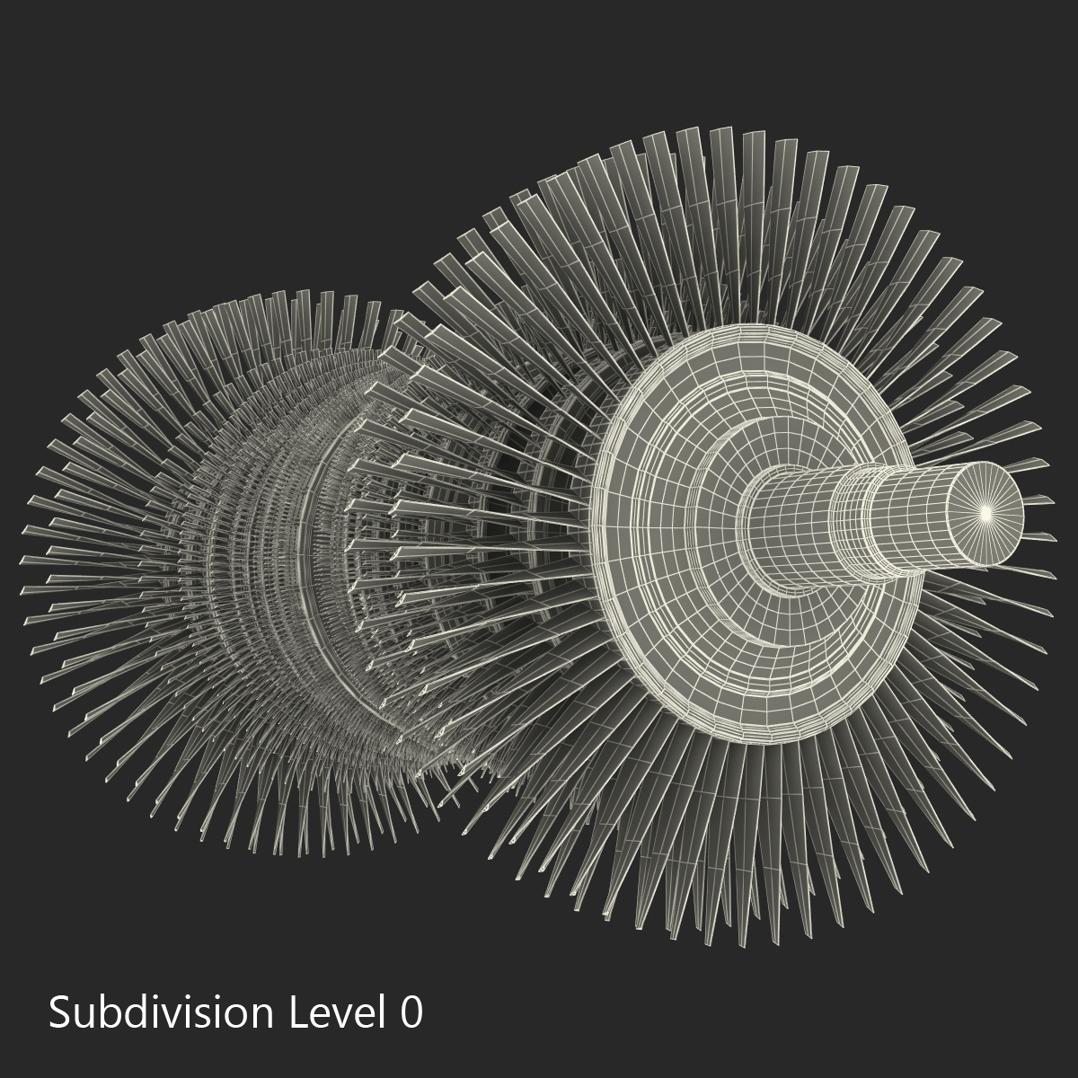 3D Steam Turbine model