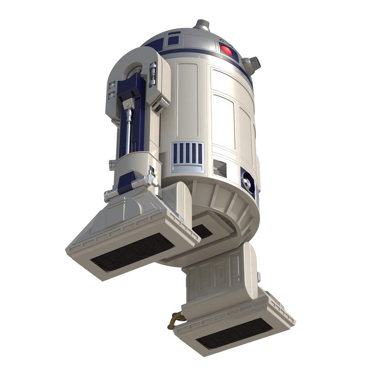 Star Wars Character R2 D2 Rigged 3D