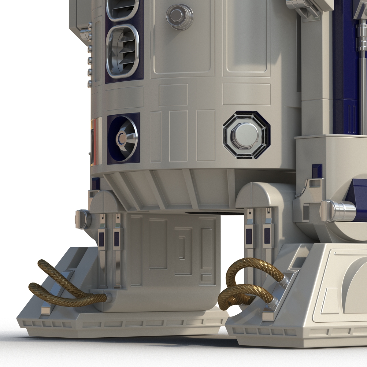 Star Wars Character R2 D2 Rigged 3D