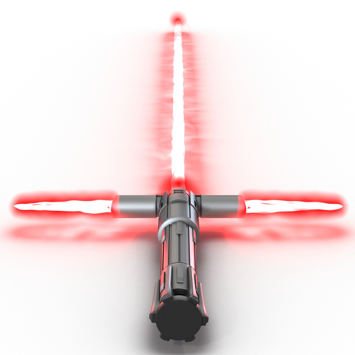 3D Kylo Ren Lightsaber Set model