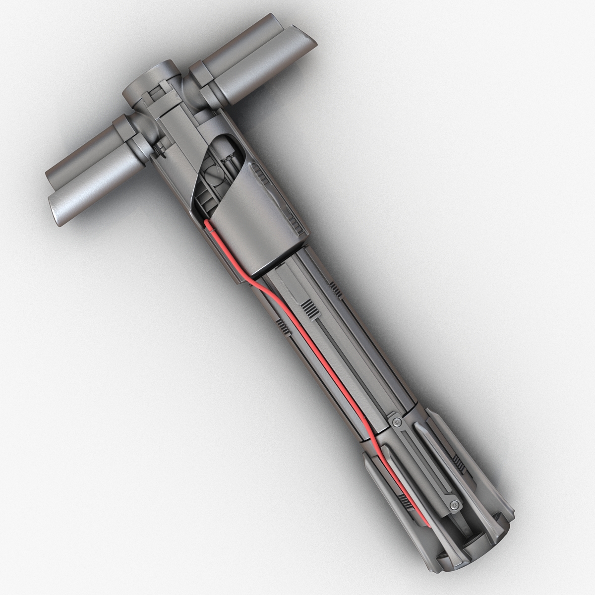 3D Kylo Ren Lightsaber Set model