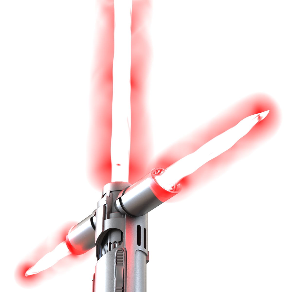 3D Kylo Ren Lightsaber Set model