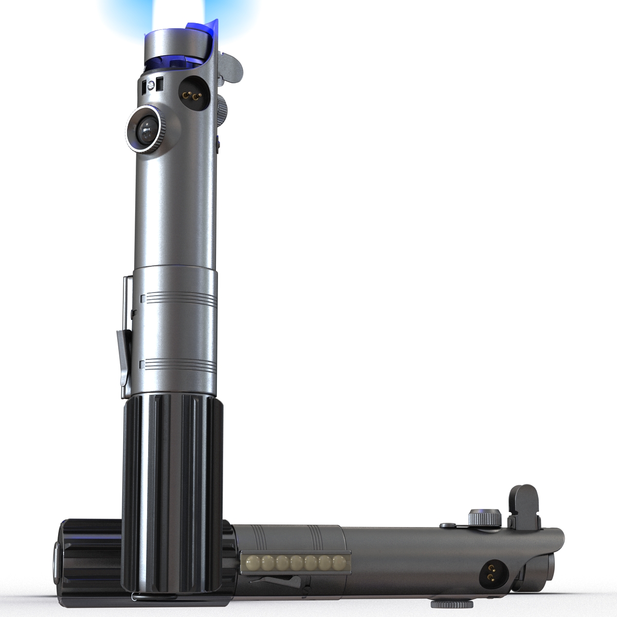 Luke Skywalker Lightsaber Set 3D model