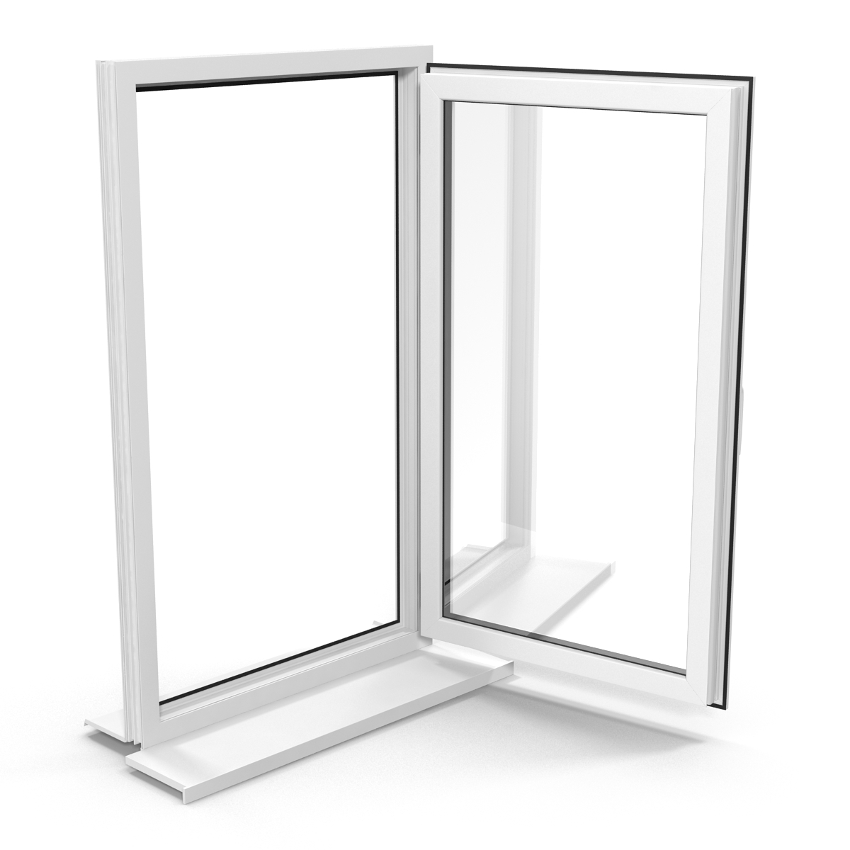 Plastic Window 3D model