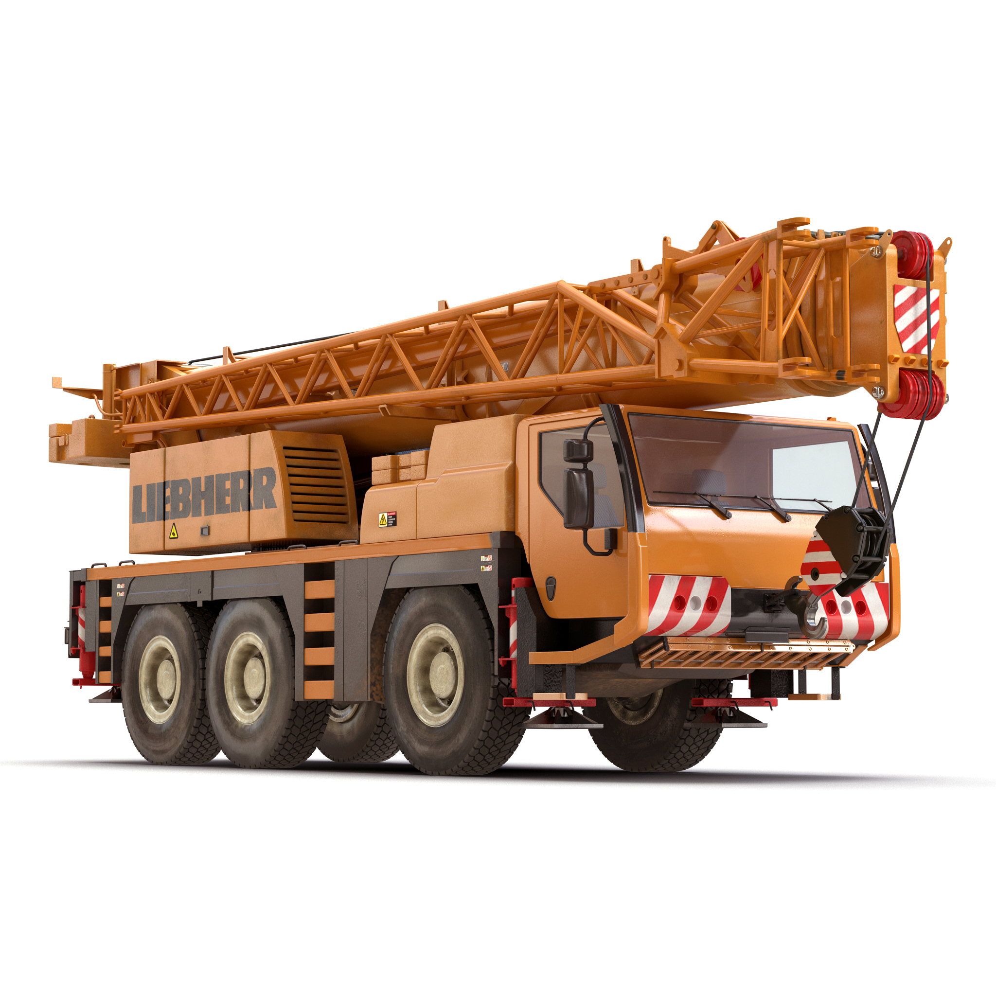 Compact Mobile Crane Liebherr 3D model