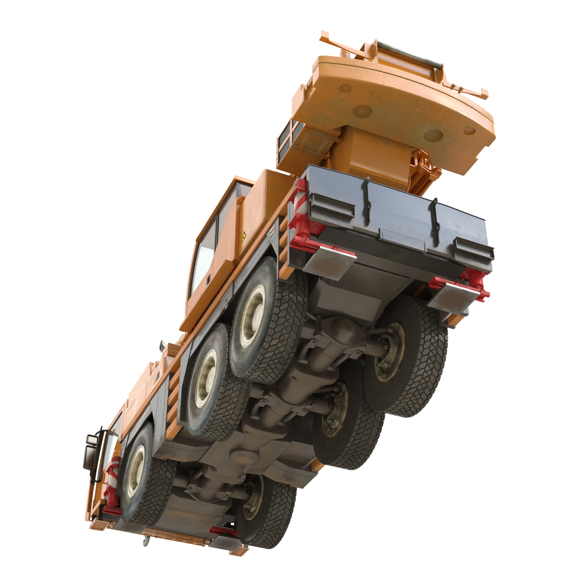 Compact Mobile Crane Liebherr 3D model