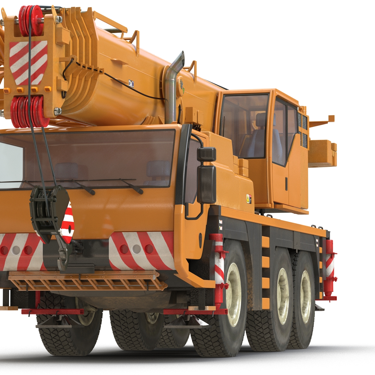 Compact Mobile Crane Liebherr 3D model