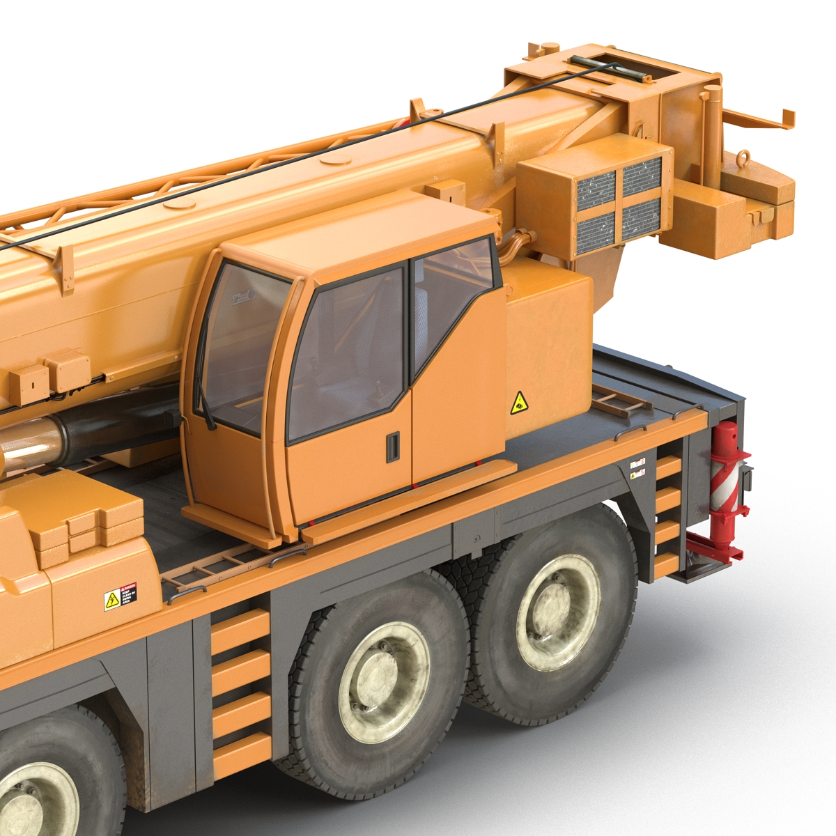 Compact Mobile Crane Liebherr 3D model