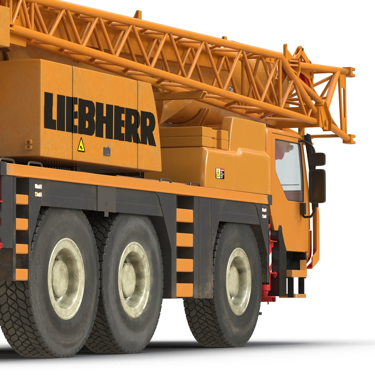 Compact Mobile Crane Liebherr 3D model