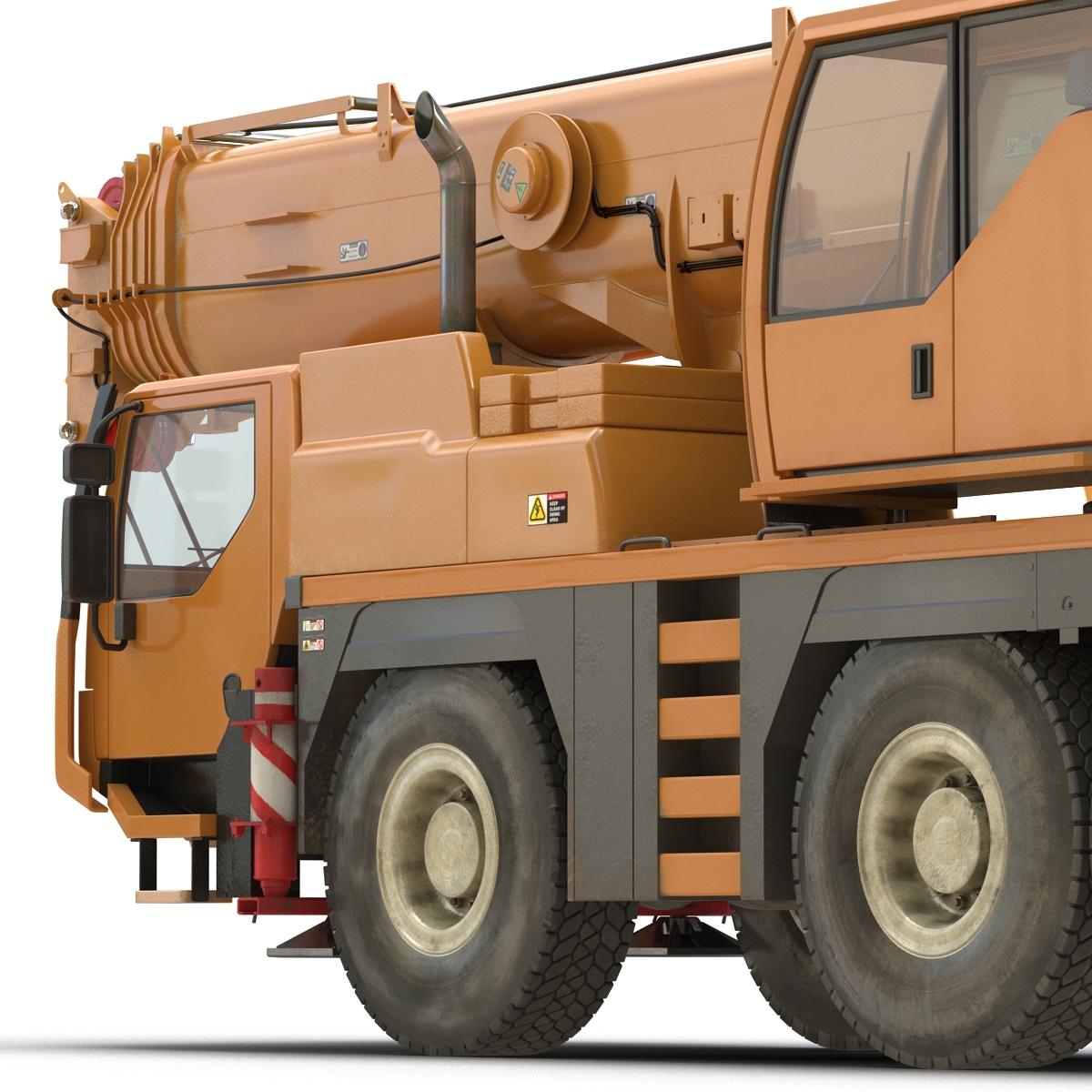 Compact Mobile Crane Liebherr 3D model