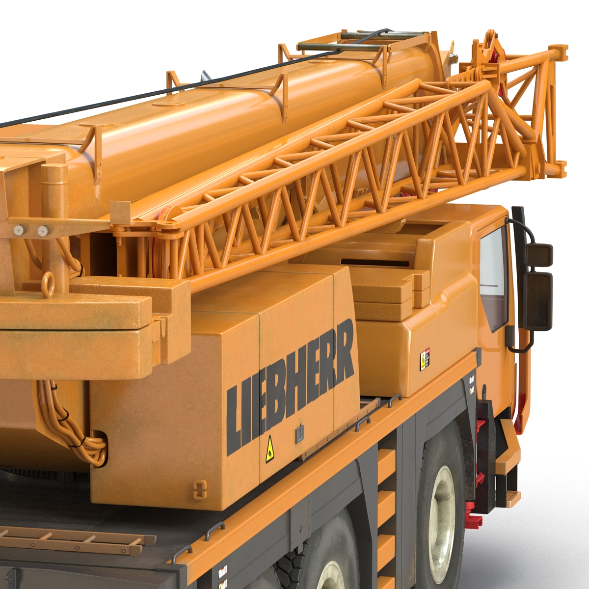 Compact Mobile Crane Liebherr 3D model