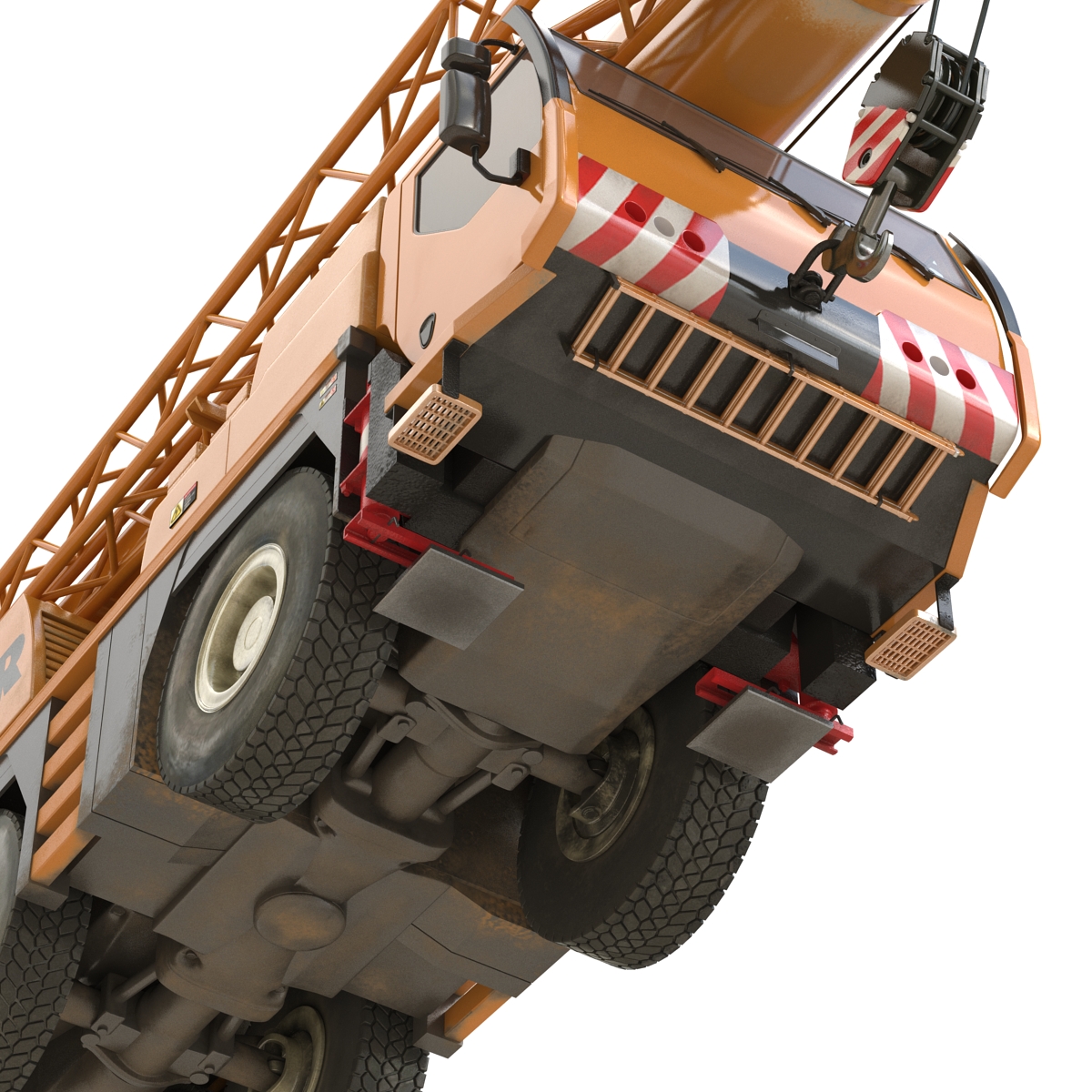 Compact Mobile Crane Liebherr 3D model