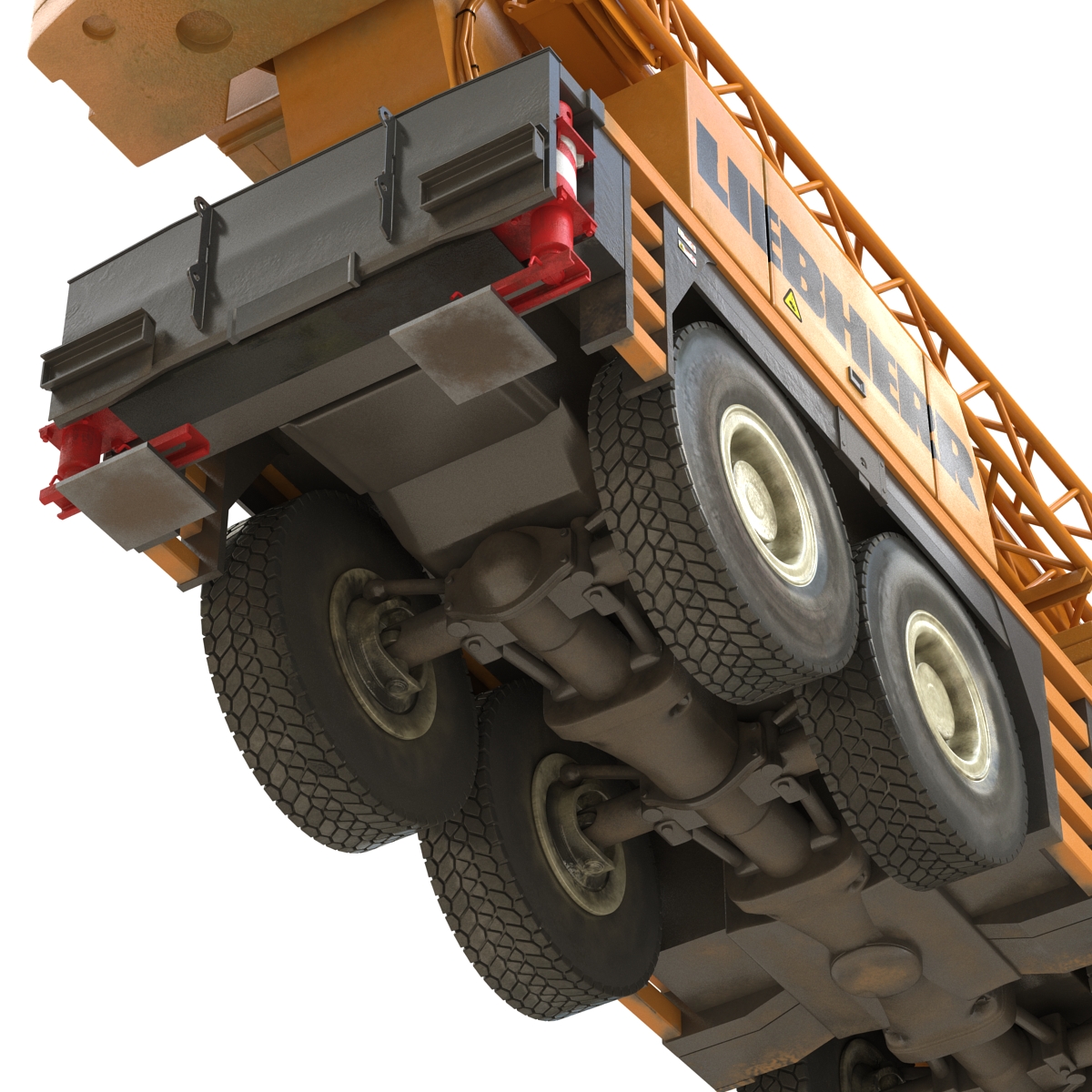 Compact Mobile Crane Liebherr 3D model