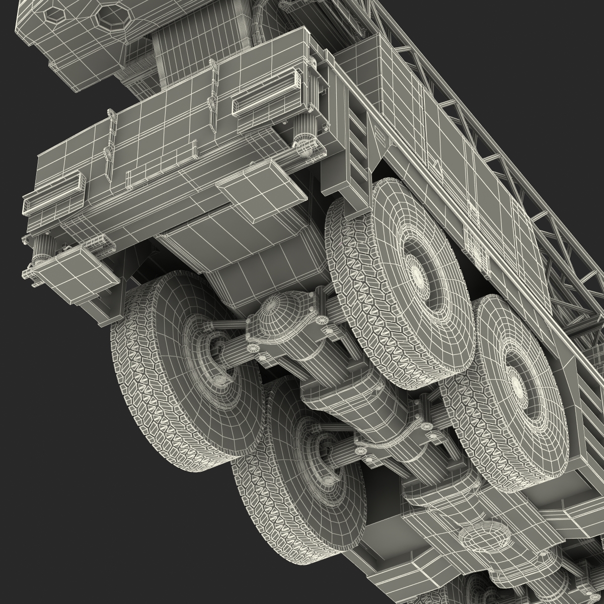 Compact Mobile Crane Liebherr 3D model