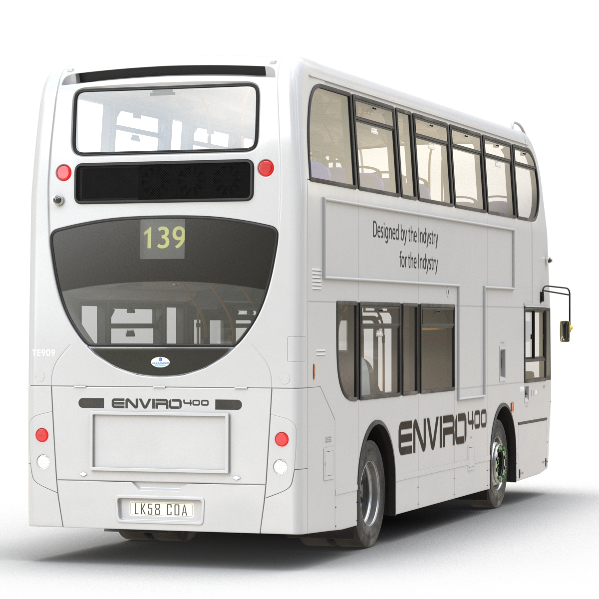 3D model Alexander Dennis Bus Enviro400