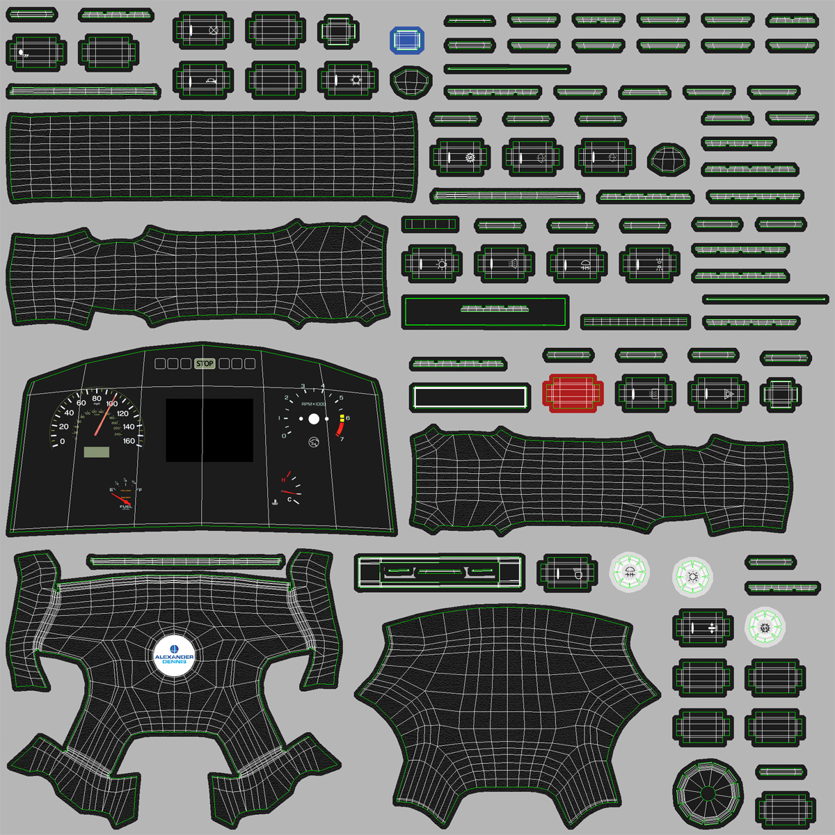 3D model Alexander Dennis Bus Enviro400