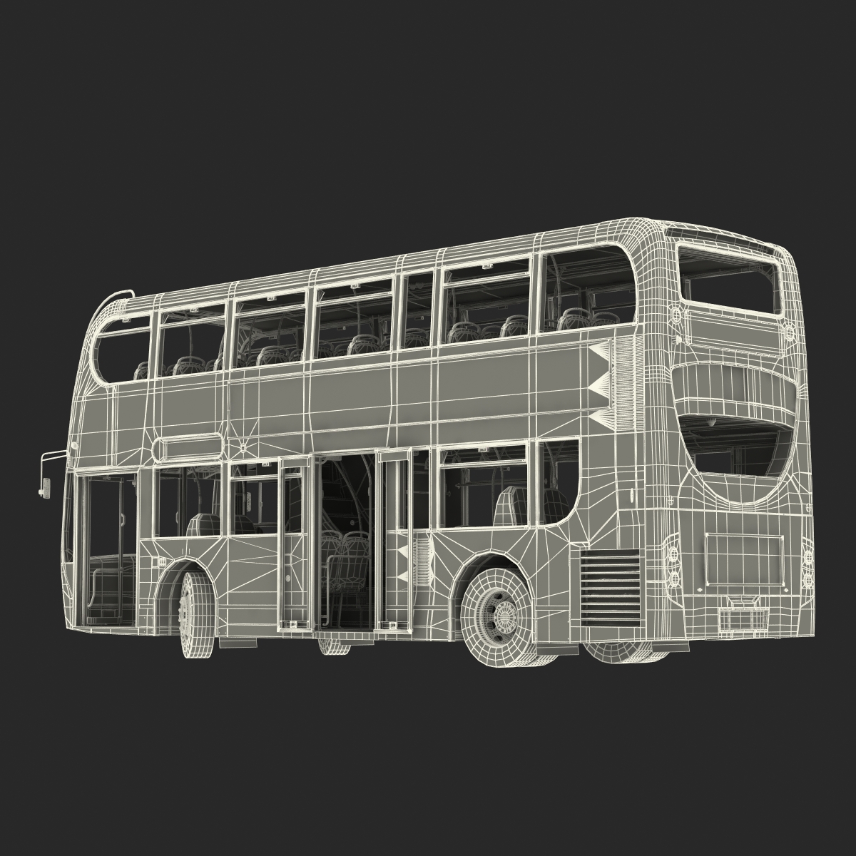 3D model Alexander Dennis Bus Enviro400