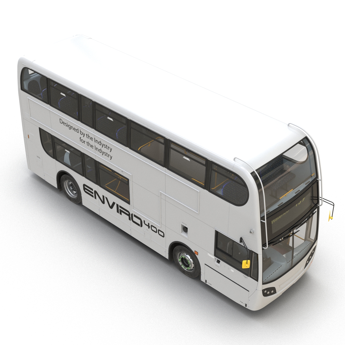 3D Alexander Dennis Bus Enviro400 Simple Interior