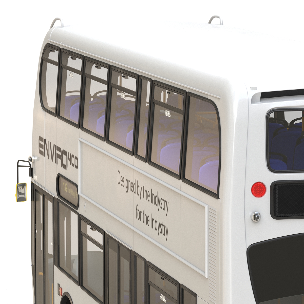 3D Alexander Dennis Bus Enviro400 Simple Interior