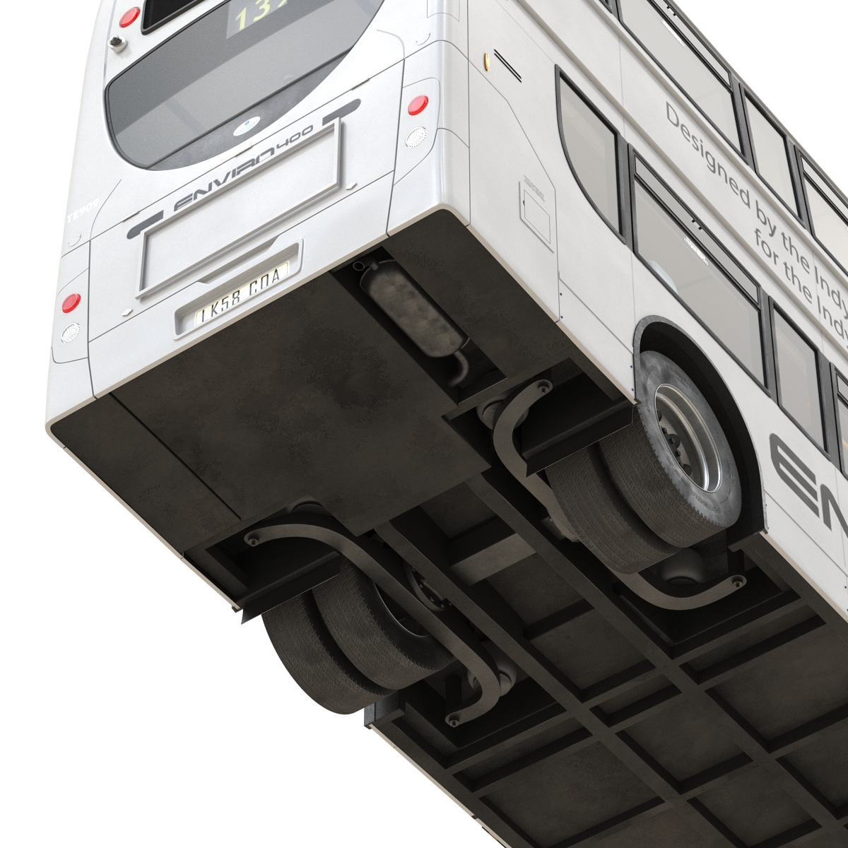 3D Alexander Dennis Bus Enviro400 Simple Interior