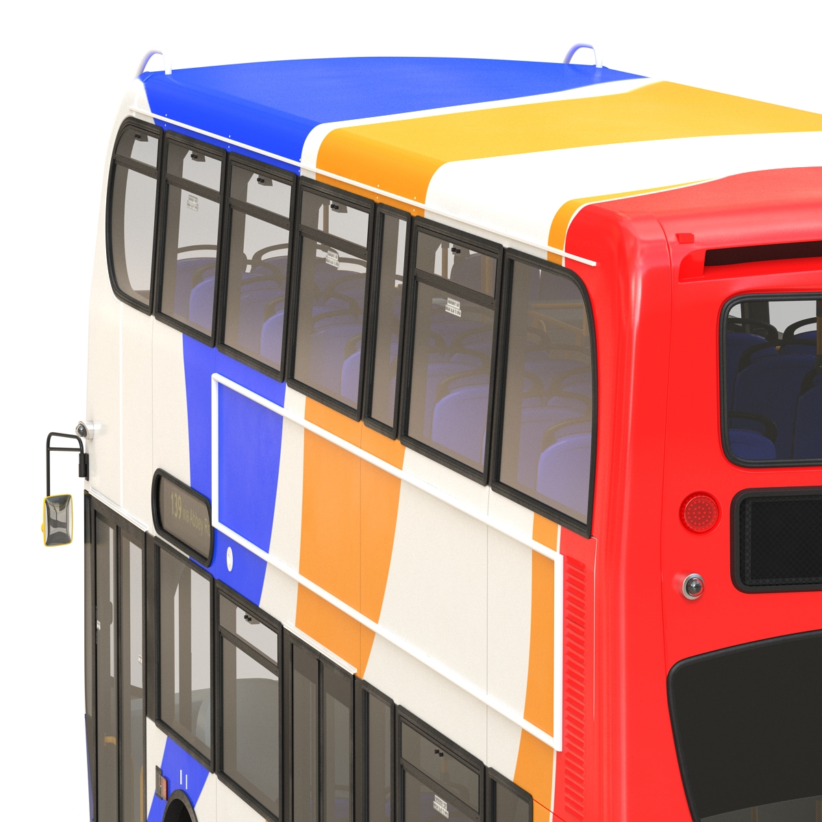 3D model Bus Enviro400 Rigged