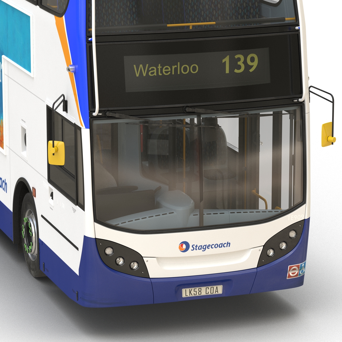 3D model Bus Enviro400 Rigged