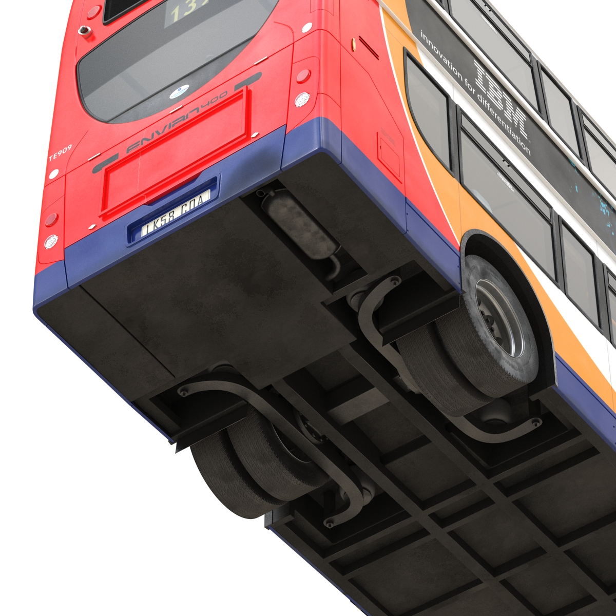 3D model Bus Enviro400 Rigged