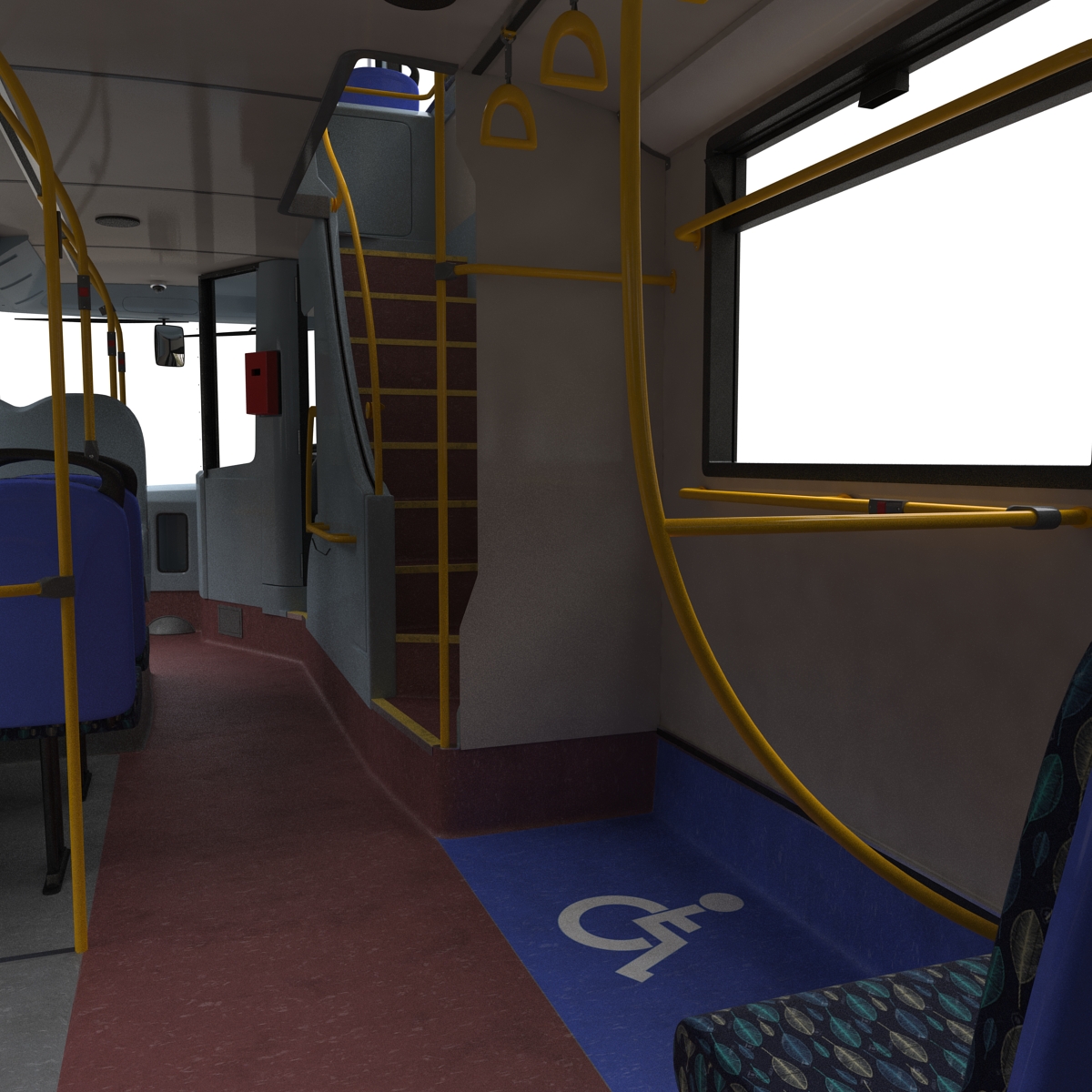 3D model Bus Enviro400 Rigged