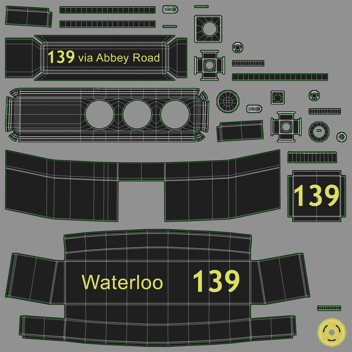 3D model Bus Enviro400 Rigged