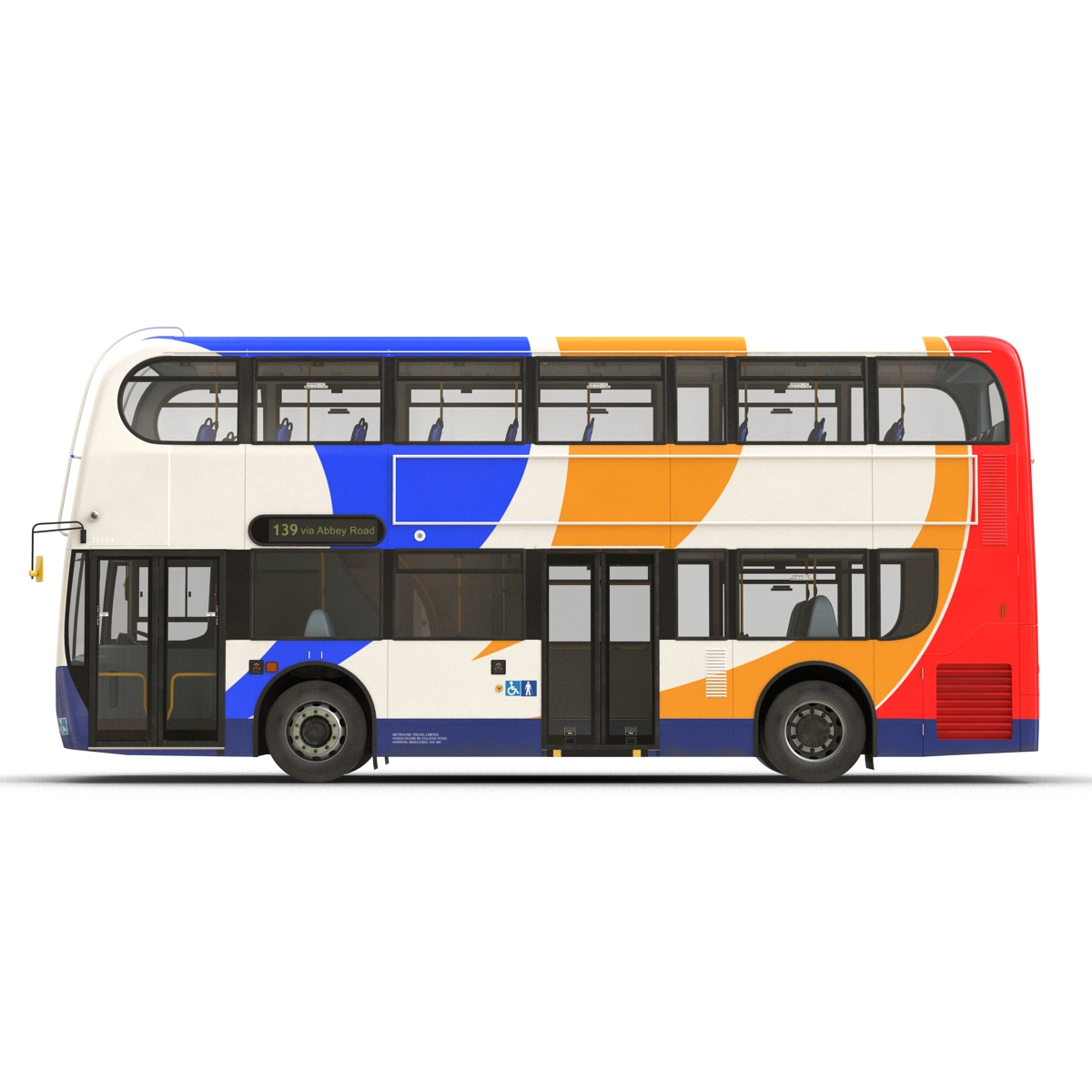 3D Bus Enviro400 model