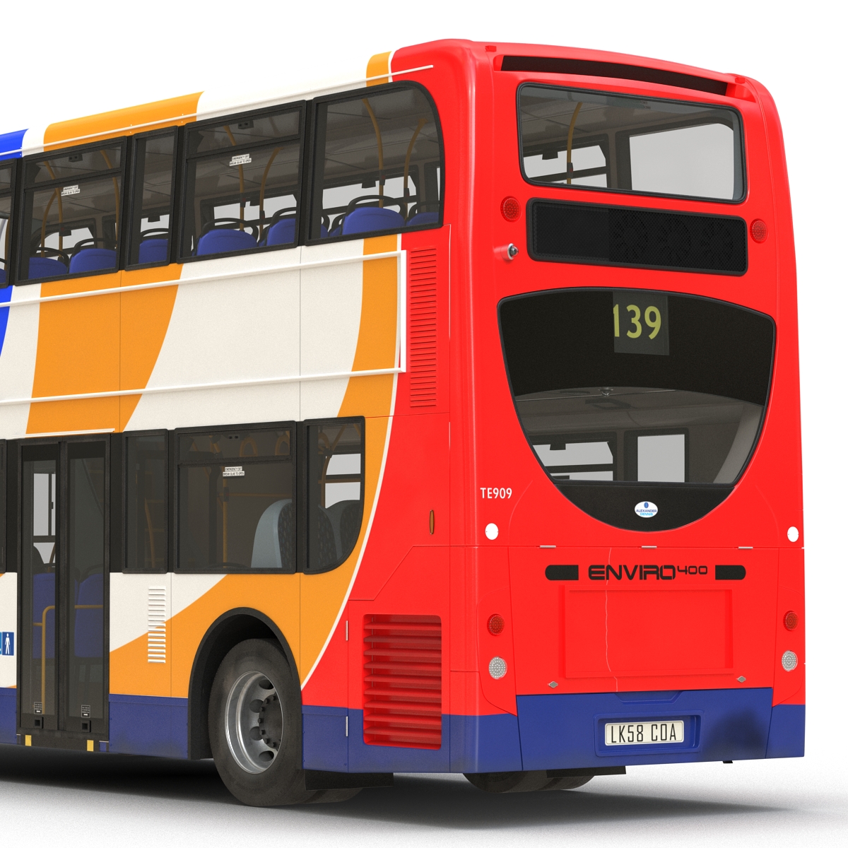 3D Bus Enviro400 model