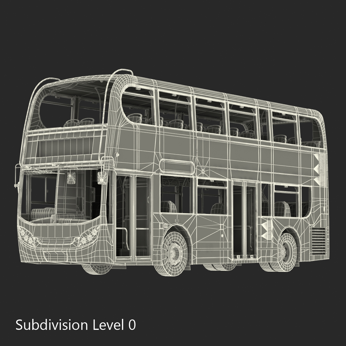 3D Bus Enviro400 model