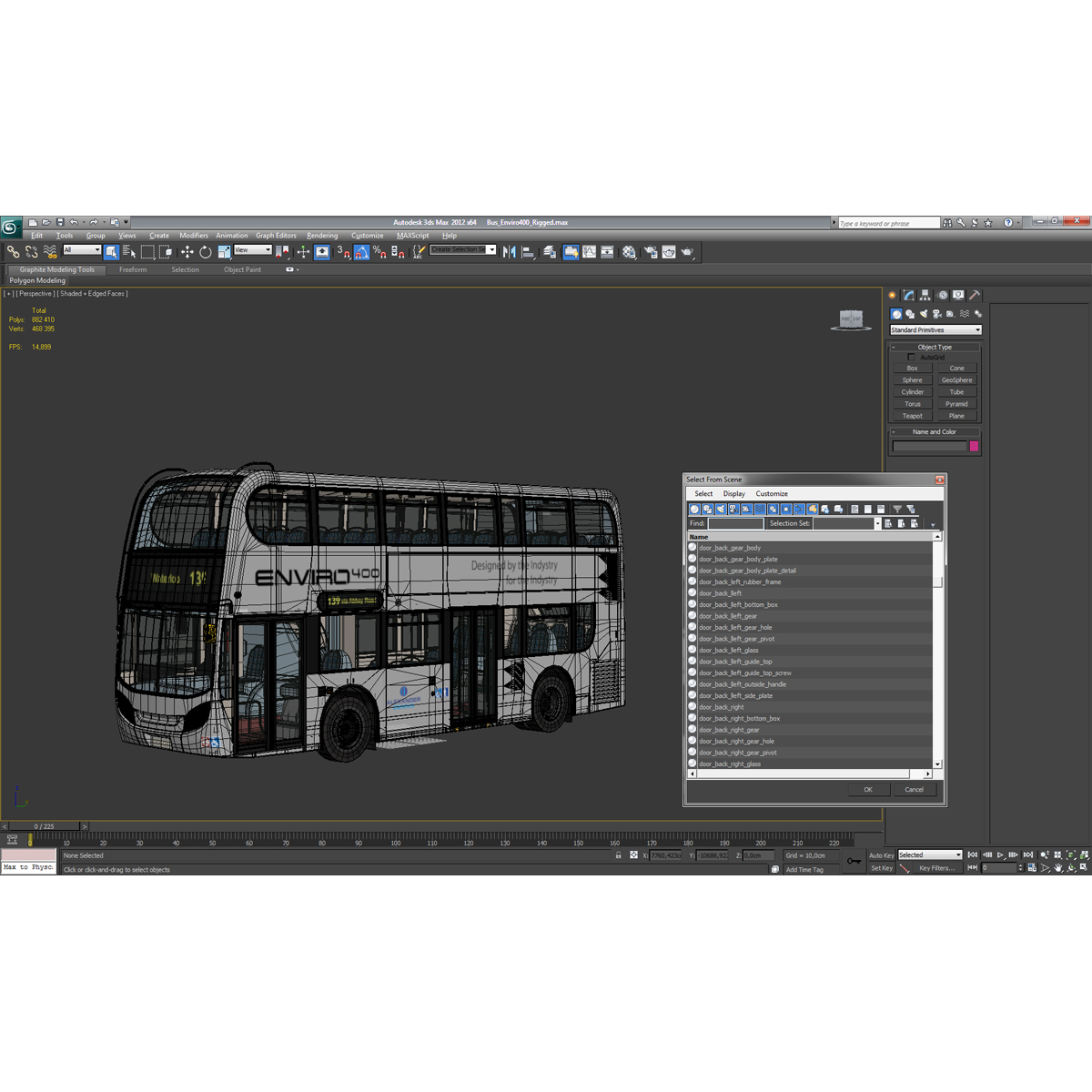 3D Bus Enviro400 model