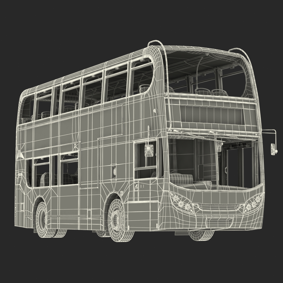 3D Bus Enviro400 model