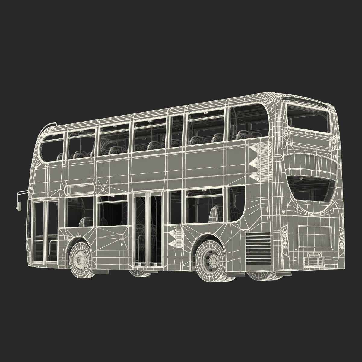 3D Bus Enviro400 model