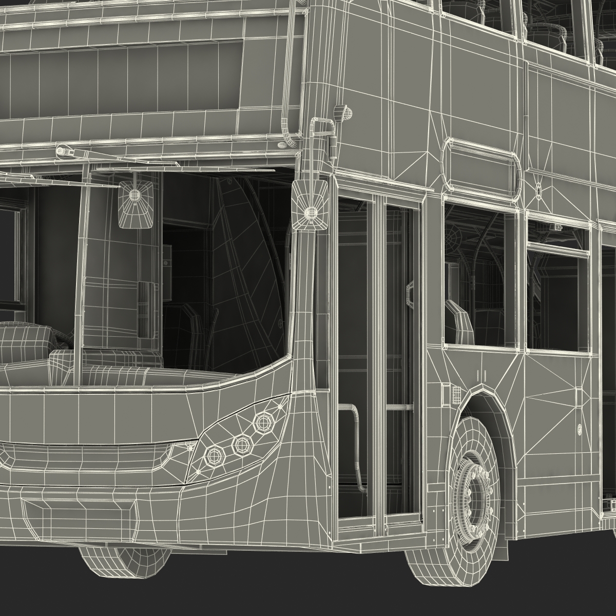 3D Bus Enviro400 model