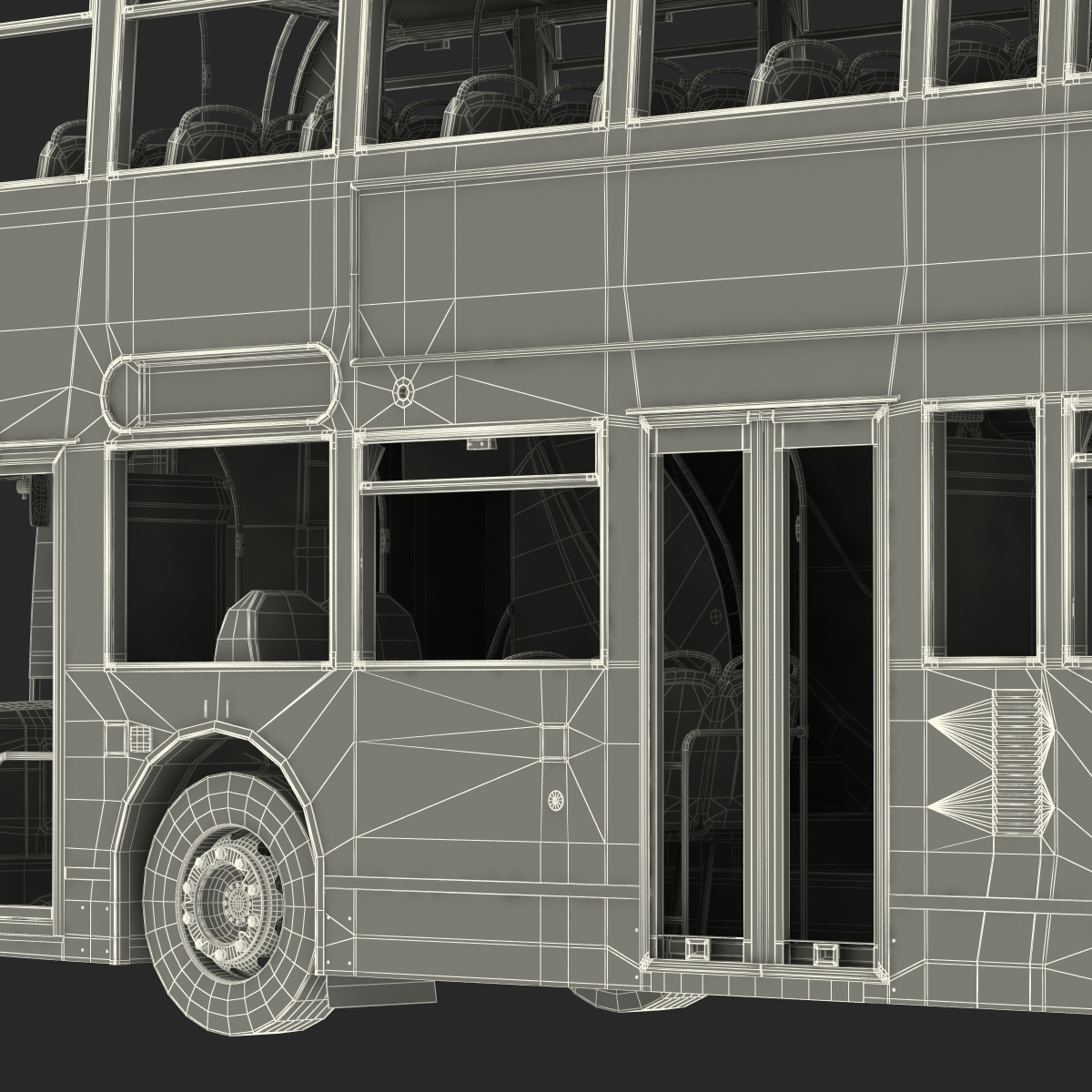 3D Bus Enviro400 model