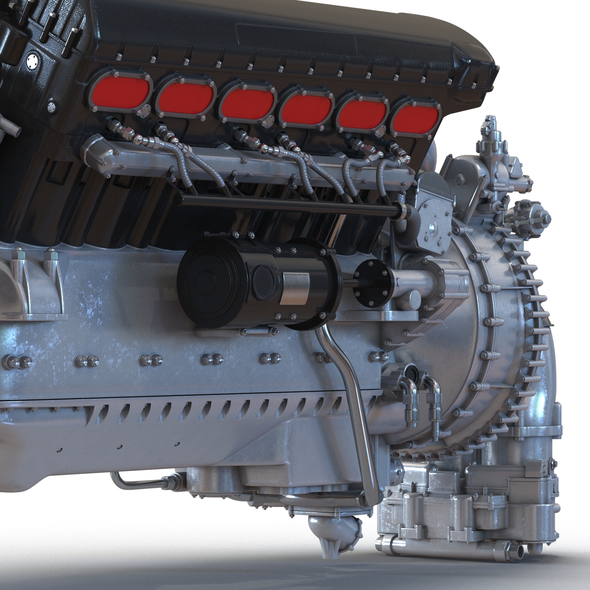 3D Piston Aero Engine model