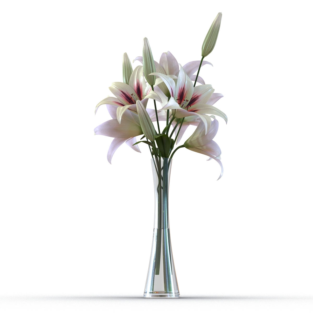 3D model White Lily Vase