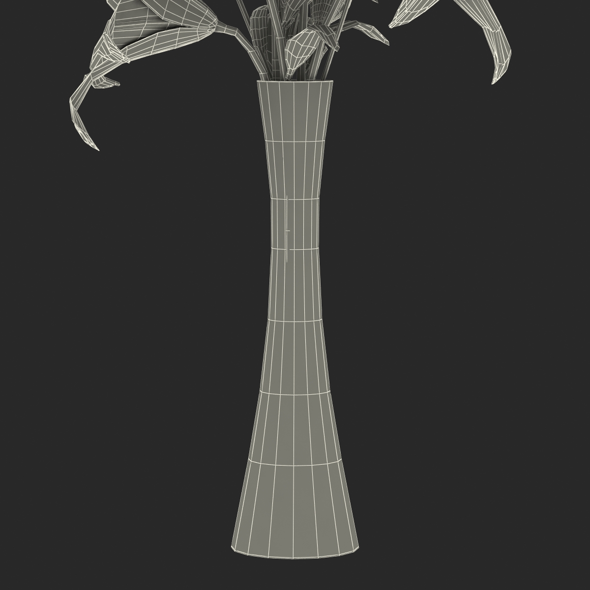 3D model White Lily Vase