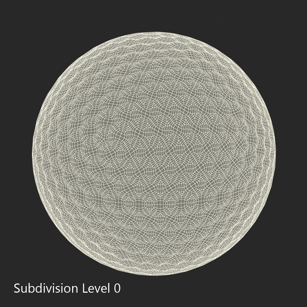 Golf Ball 3D model