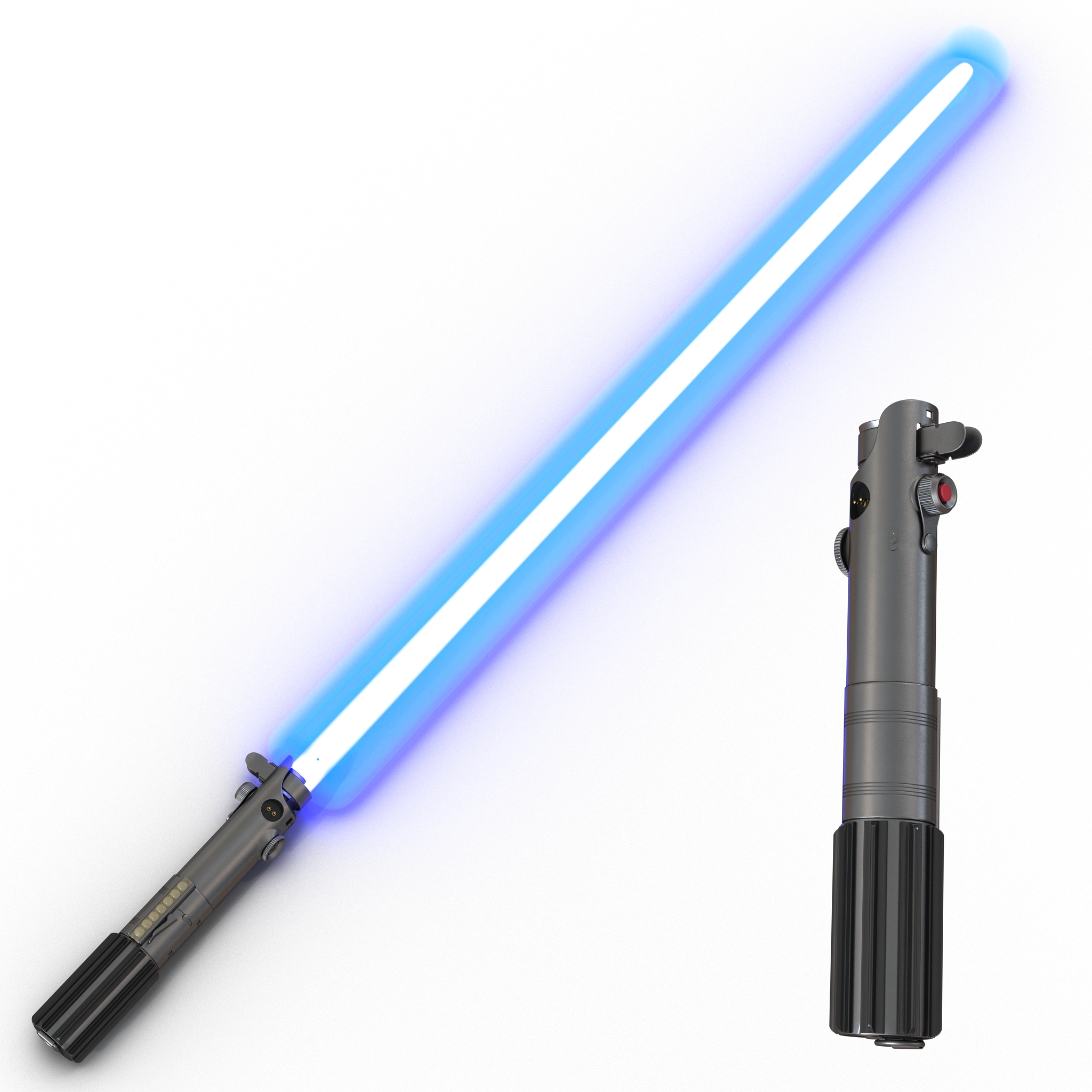 Luke Skywalker Lightsaber Set 3D model