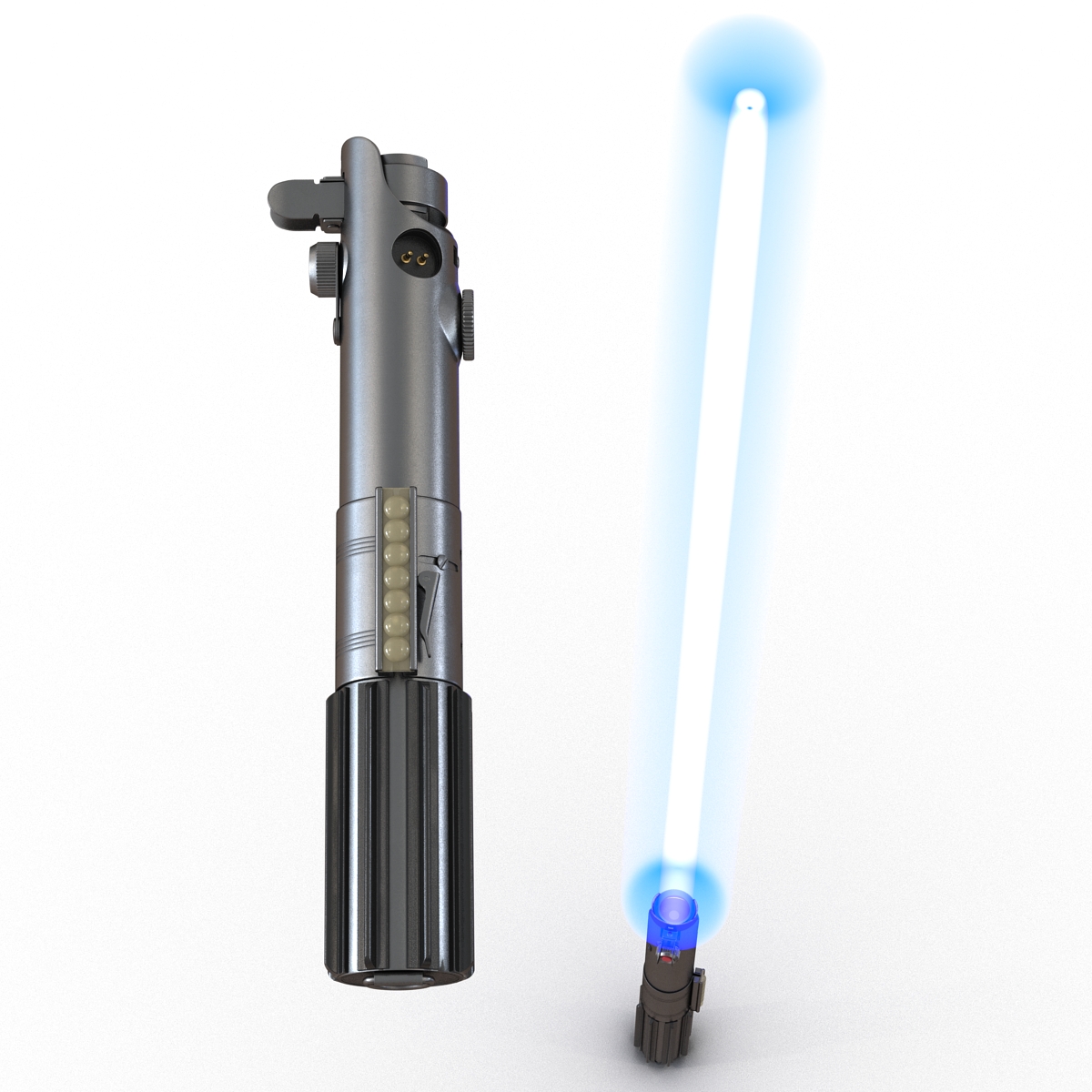 Luke Skywalker Lightsaber Set 3D model