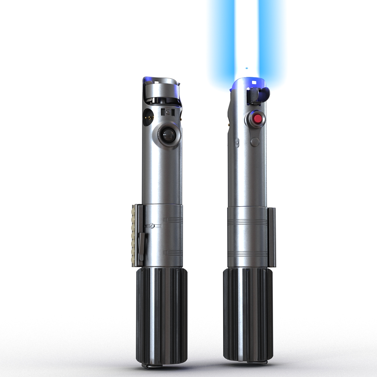 Luke Skywalker Lightsaber Set 3D model