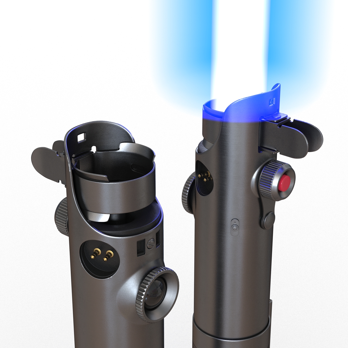 Luke Skywalker Lightsaber Set 3D model