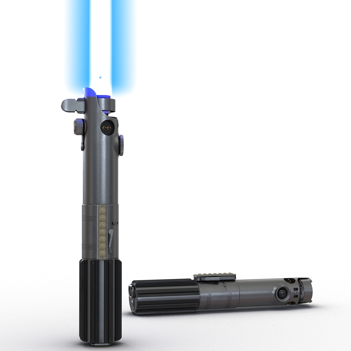 Luke Skywalker Lightsaber Set 3D model