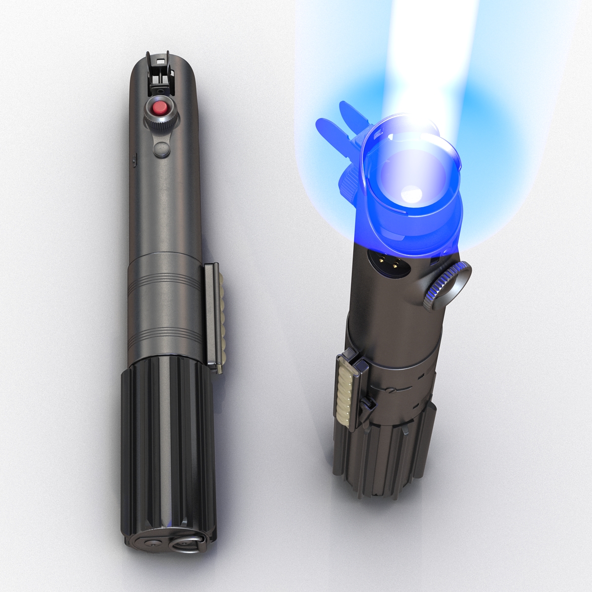 Luke Skywalker Lightsaber Set 3D model