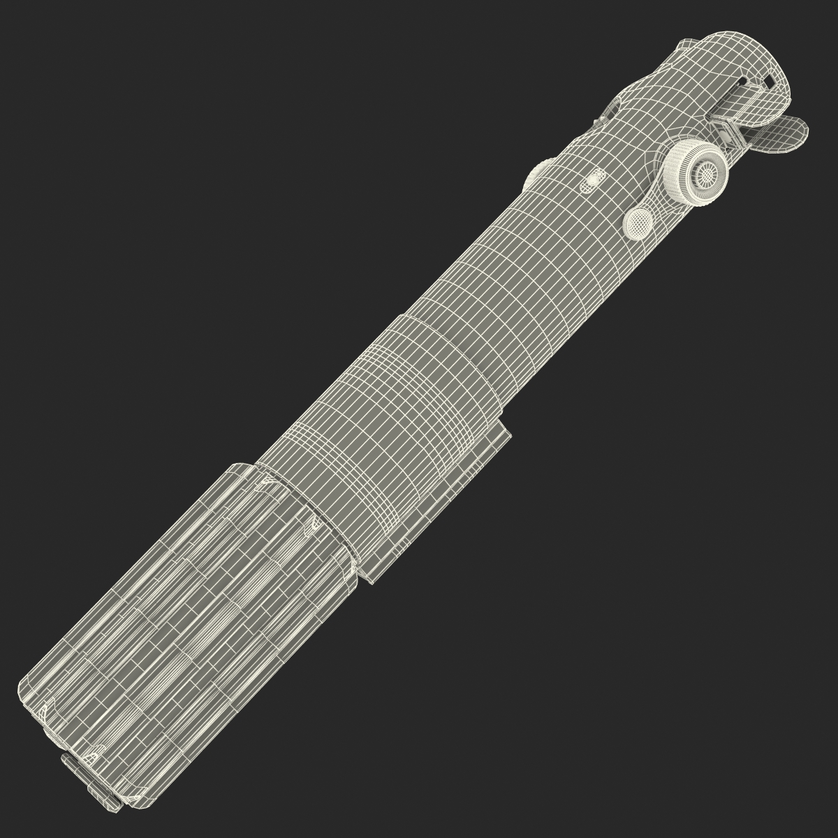 Luke Skywalker Lightsaber Set 3D model