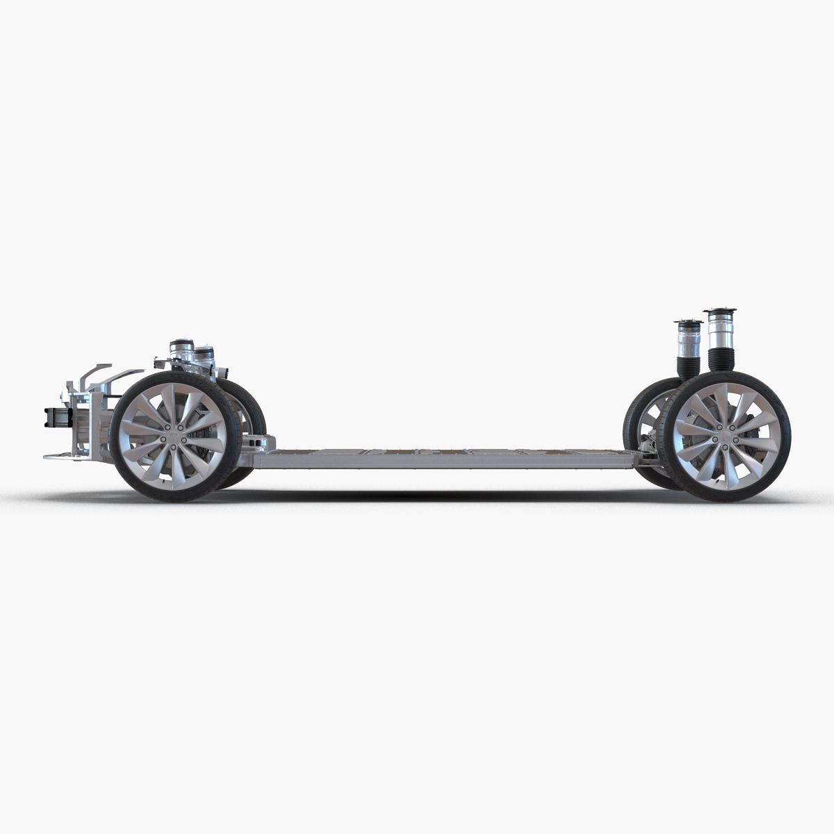 3D Tesla Model S Chassis